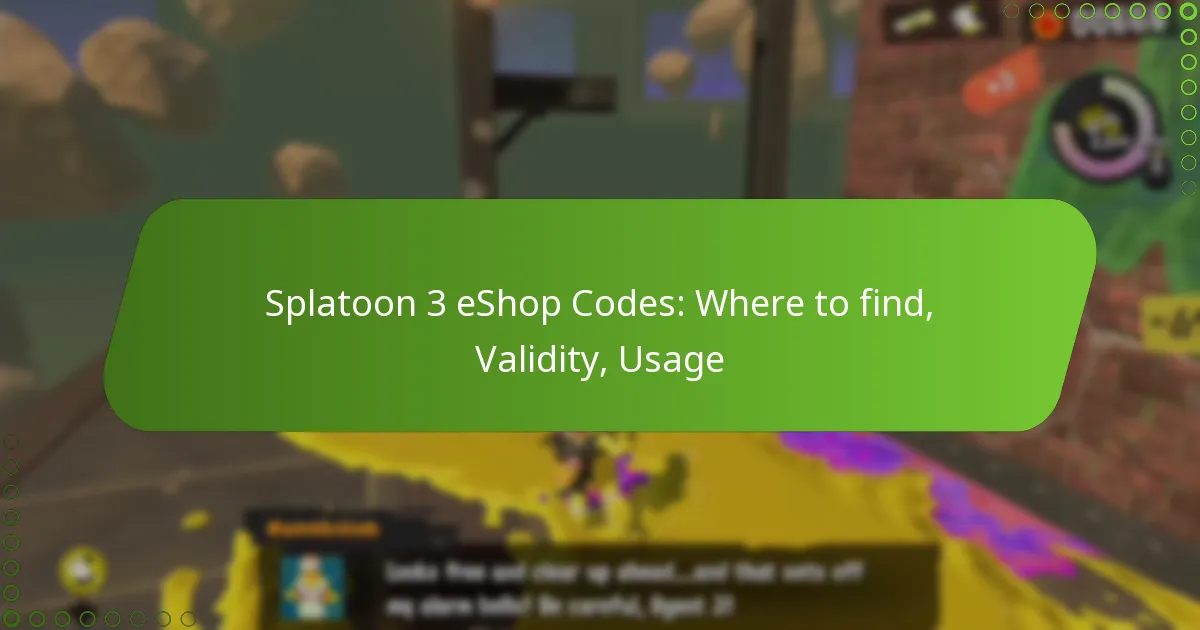 Splatoon 3 Download Code Splatoon 3 eShop Codes: Find, Use, and Understand Their Validity