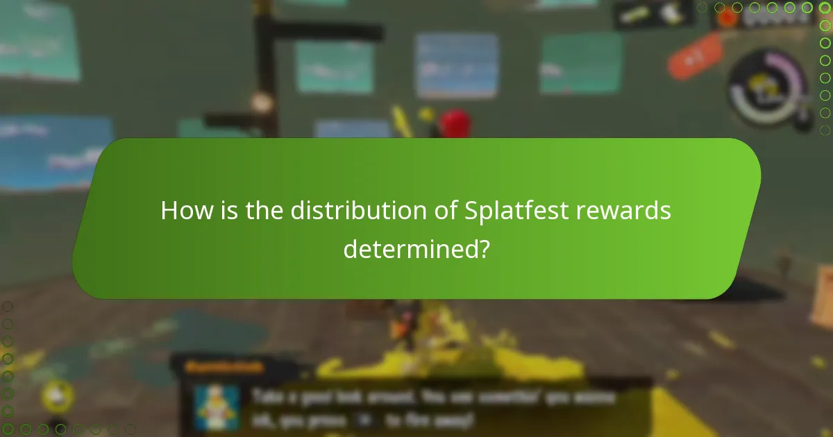 What factors influence individual contributions to Splatfest rewards?