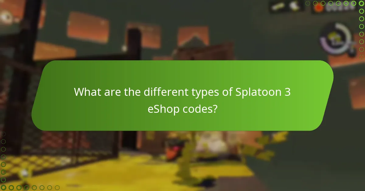 How do Splatoon 3 eShop codes compare in different scenarios?