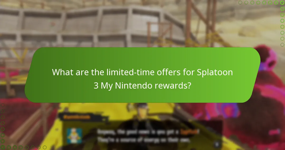 How do Splatoon 3 My Nintendo rewards compare to previous rewards?