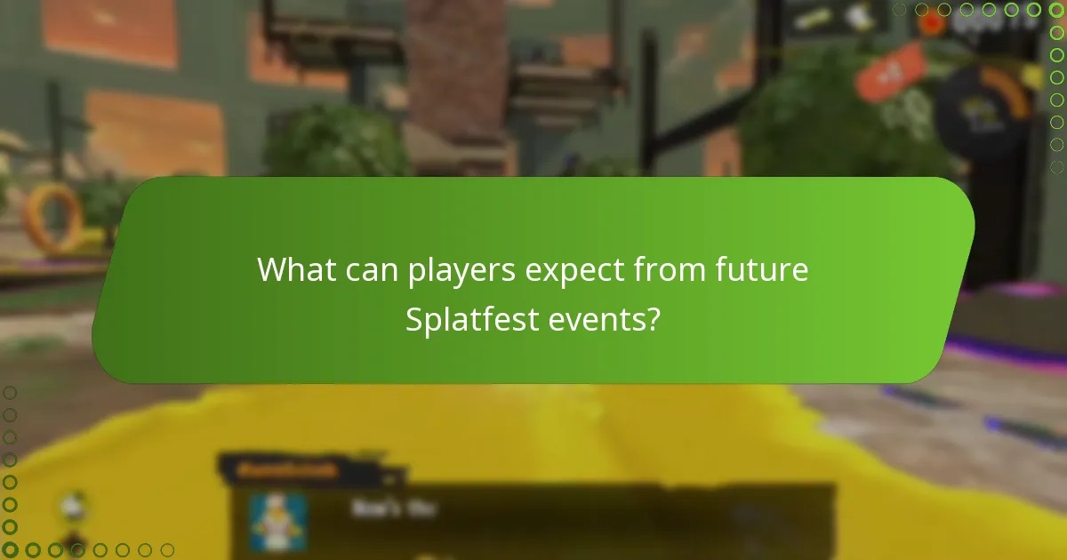 What can players expect from future Splatfest events?